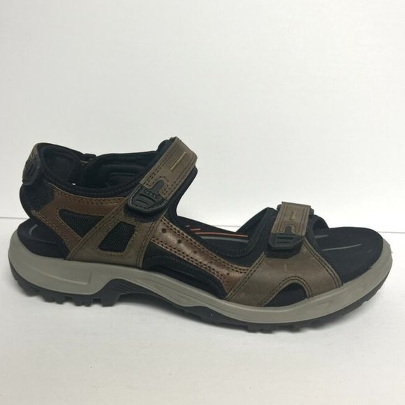 ECCO Men's Yucatan Offroad Strappy Sandal Brown EUR 48 US 14 M